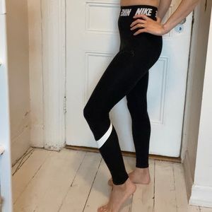 Nike XS leggings (fits like XXS) swoosh detail